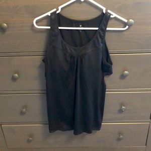 Black athleta workout tank with built in bra